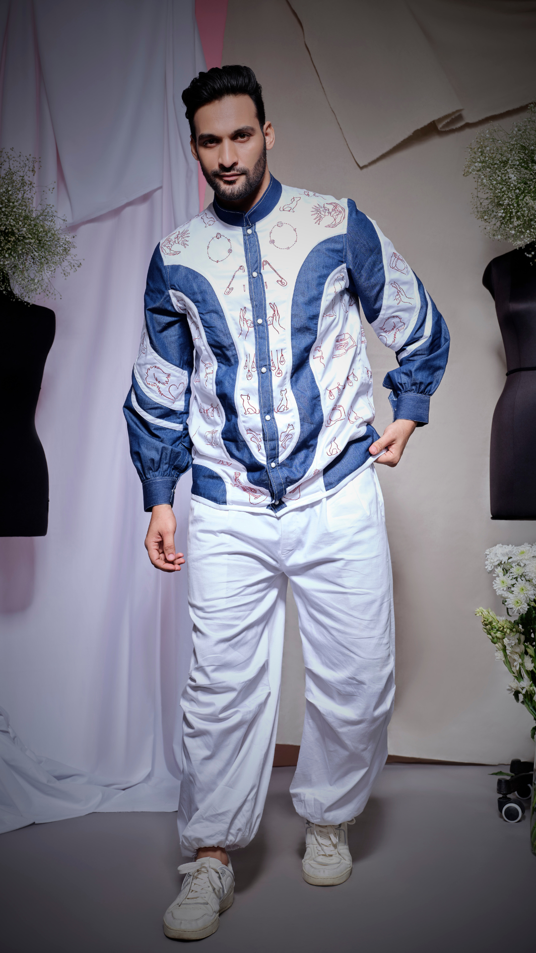 White pearl lyca jacket