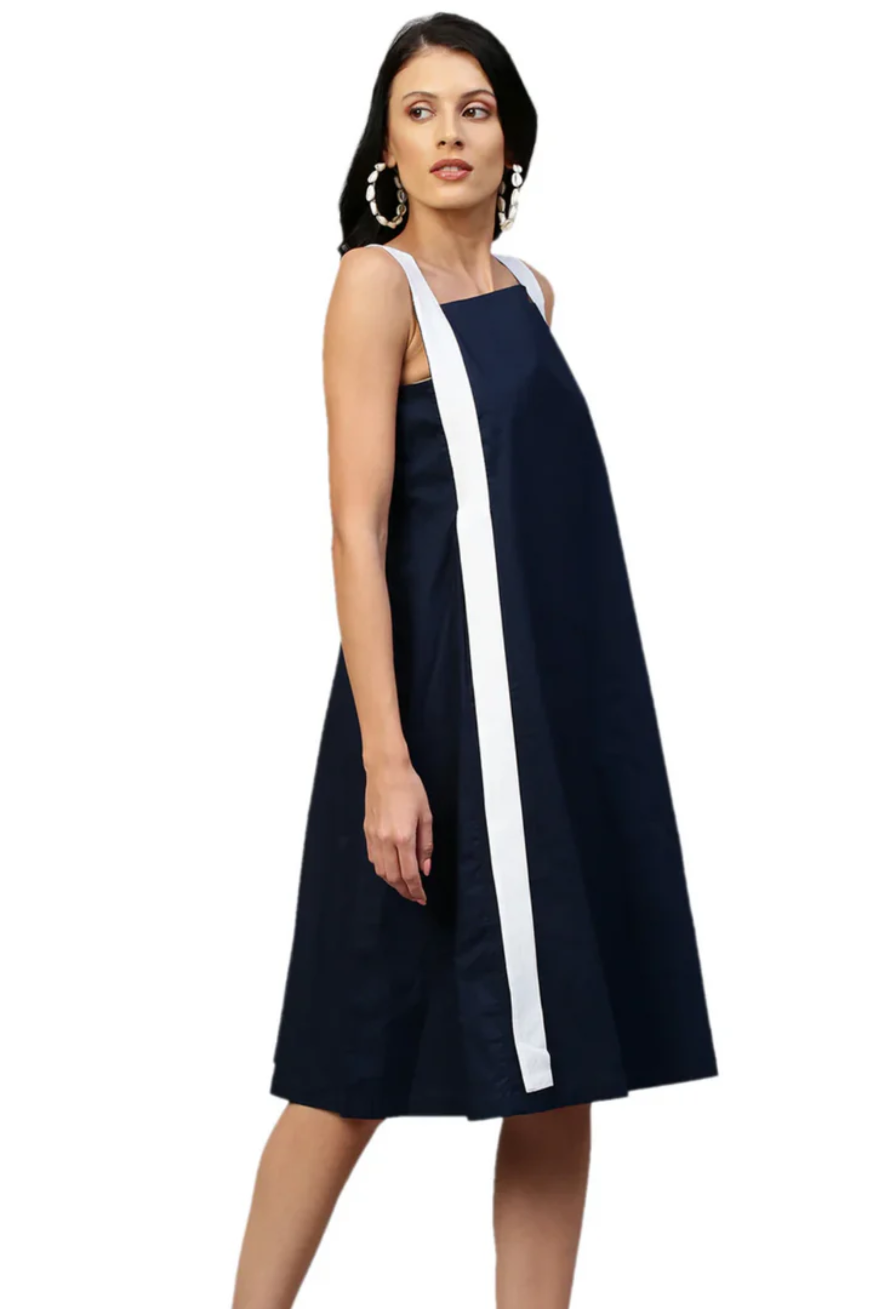 Blue A line dress