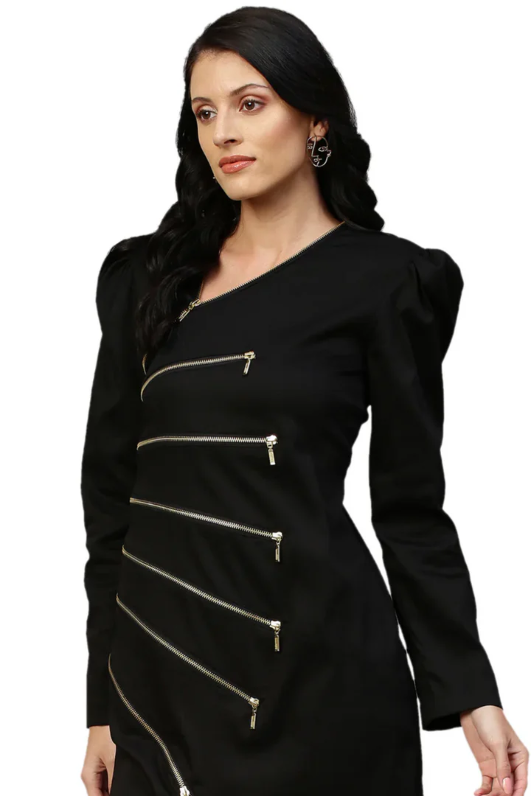 Black cocktail dress