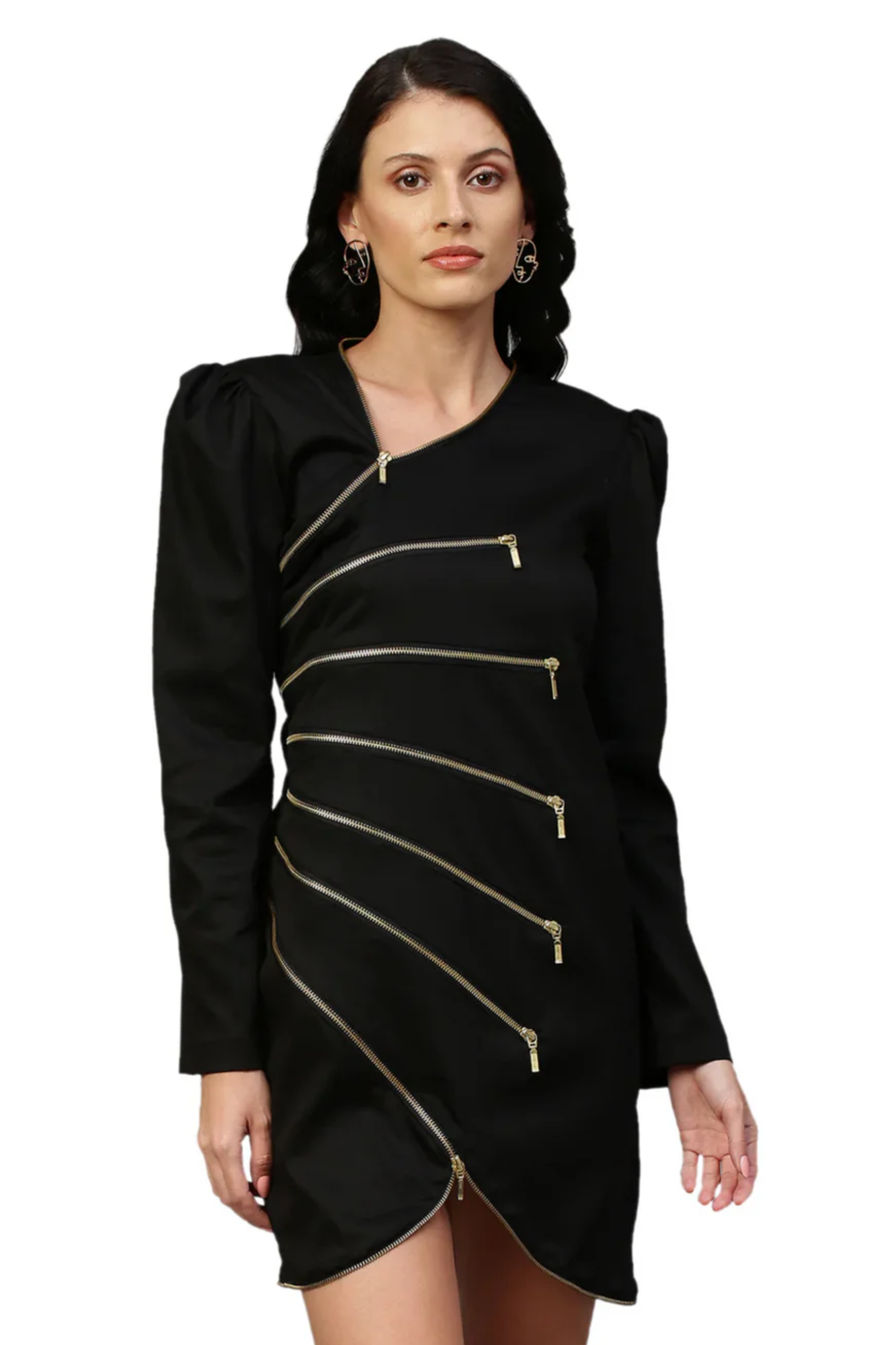 Black cocktail dress