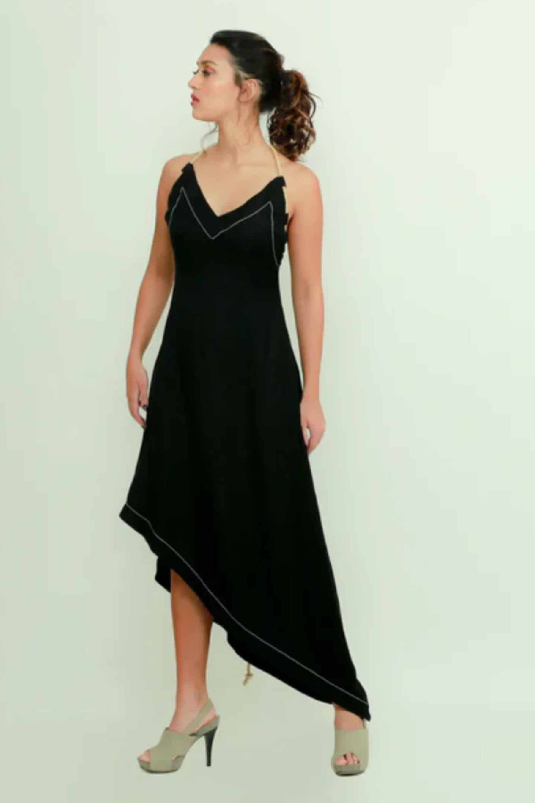 Black rope dress