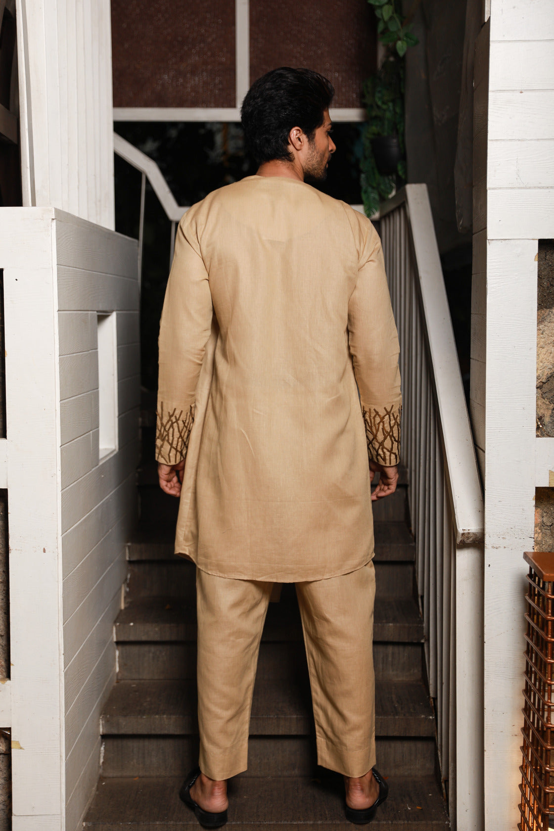 Khaki Linen co-ord set