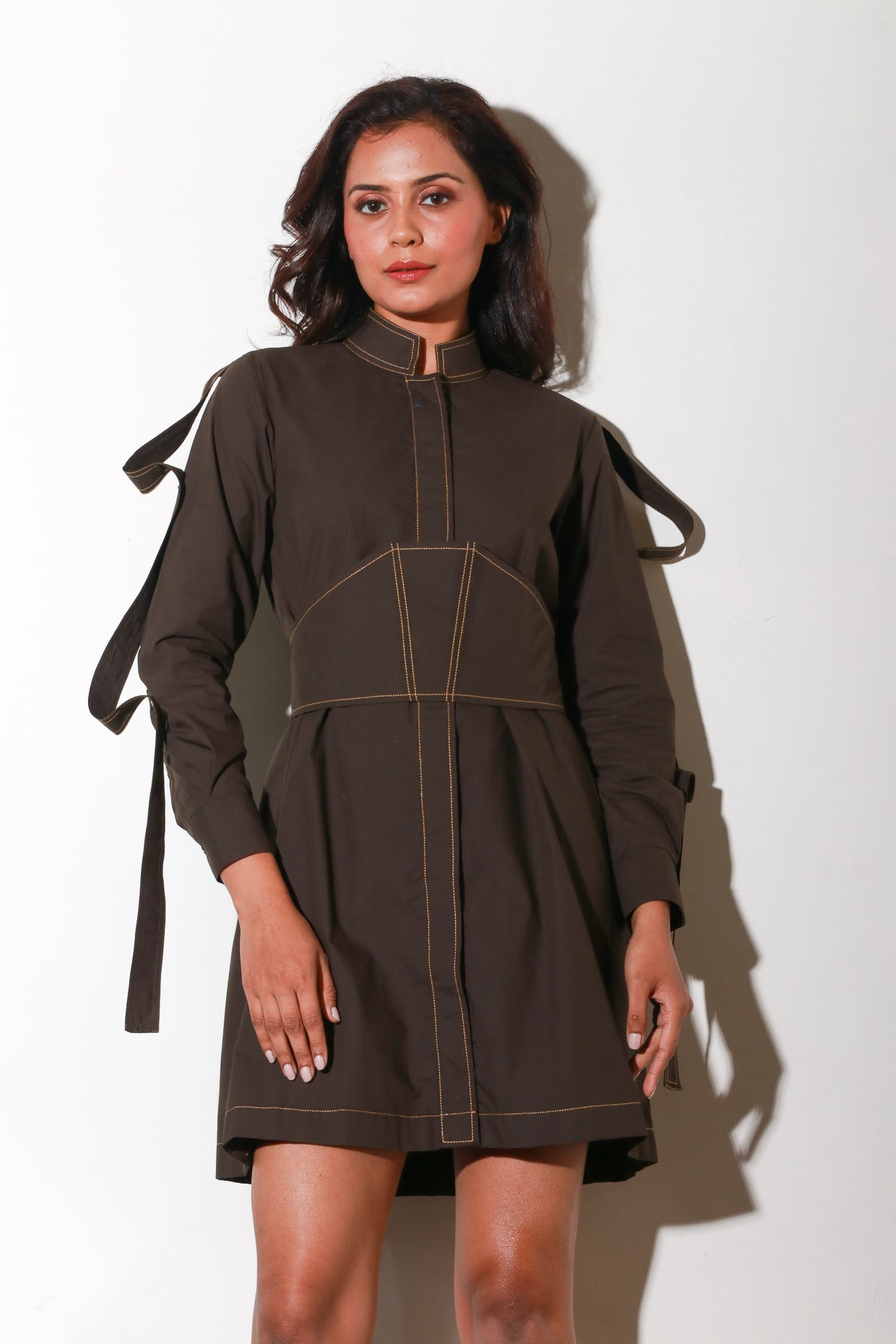 Cowboy buttoned up waistcoat