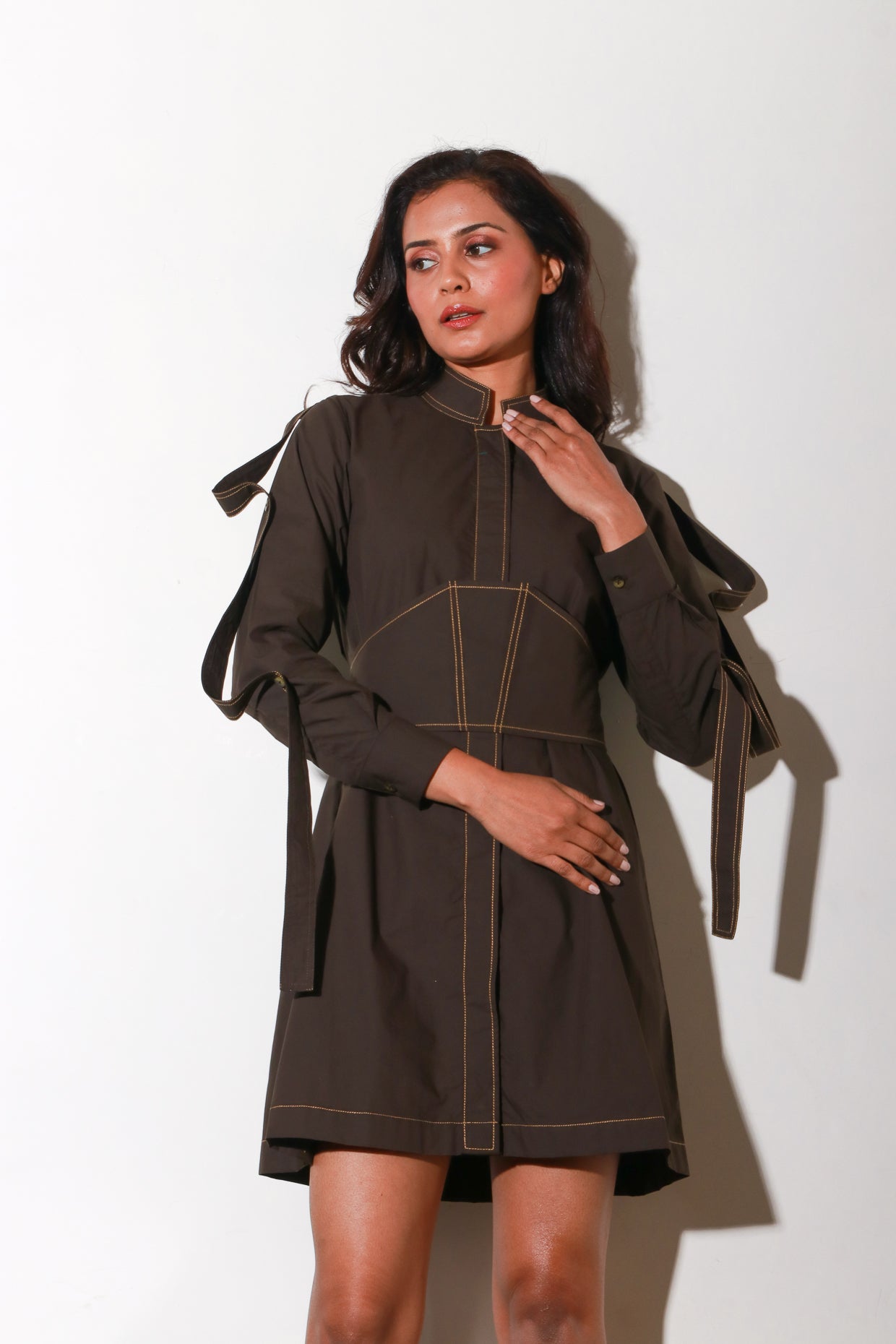 Cowboy buttoned up waistcoat