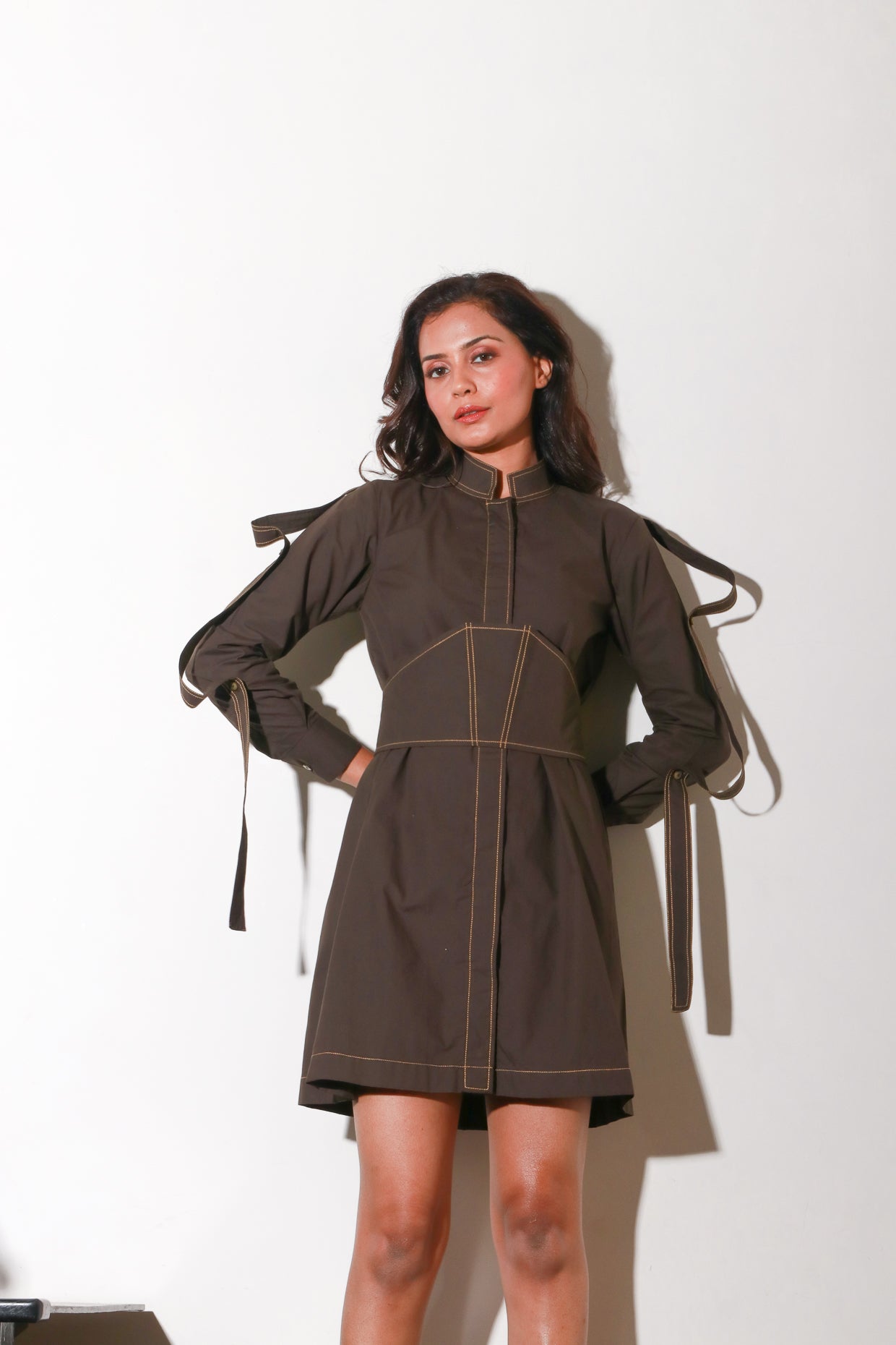 Cowboy buttoned up waistcoat