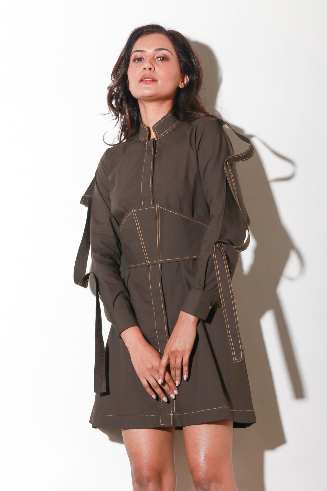 Cowboy buttoned up waistcoat