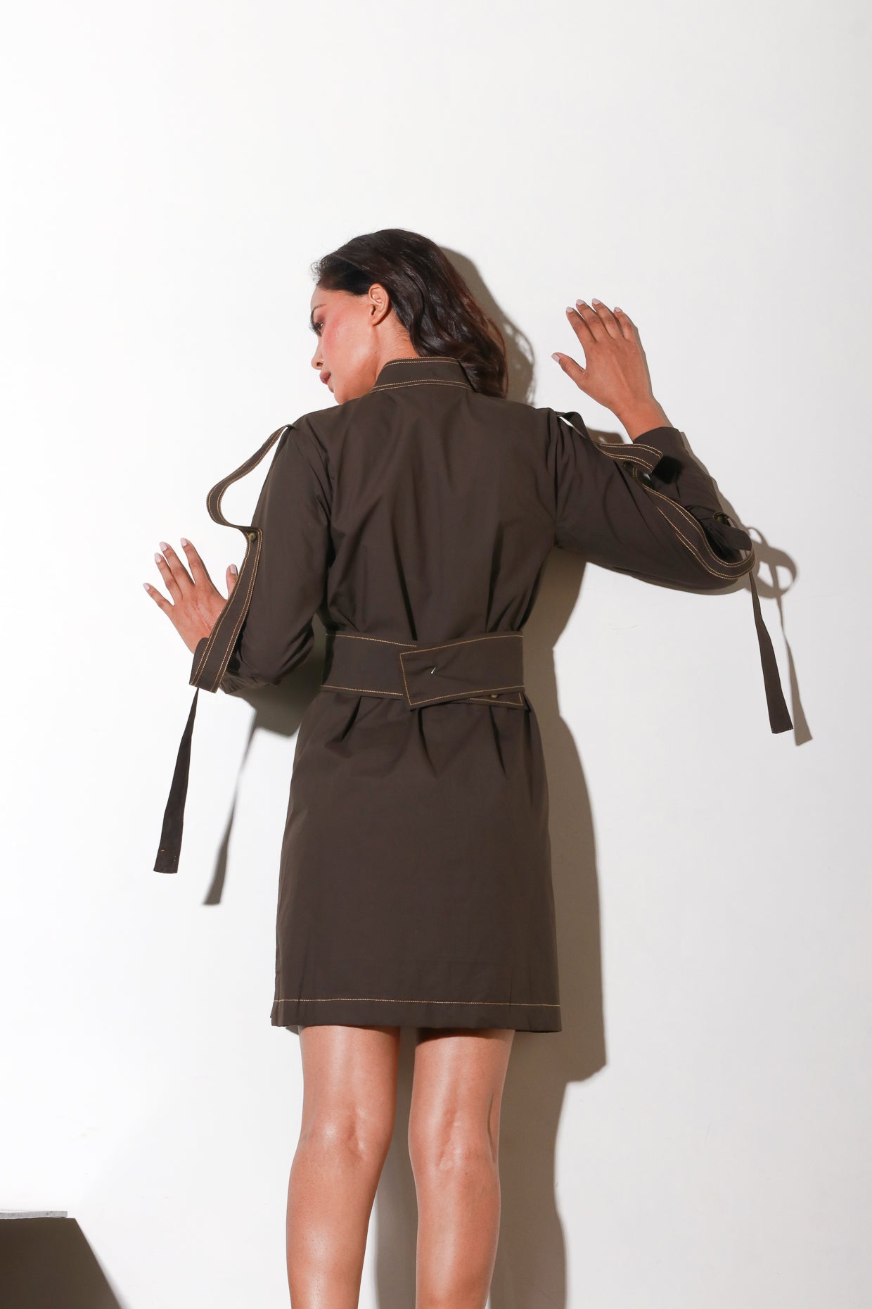 Cowboy buttoned up waistcoat