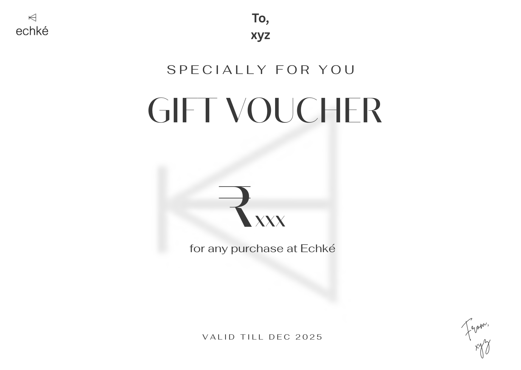 Echké Gift Card