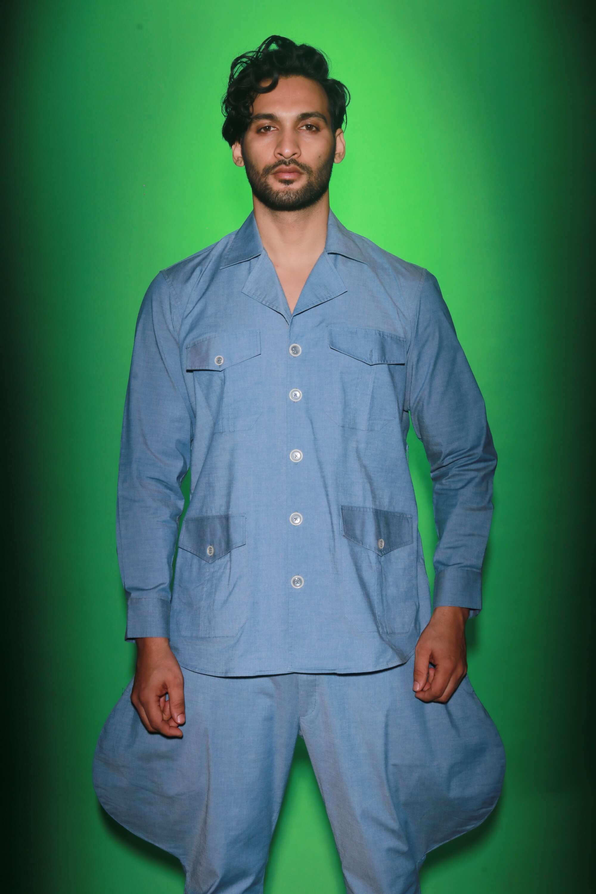 Light blue safari co-ord