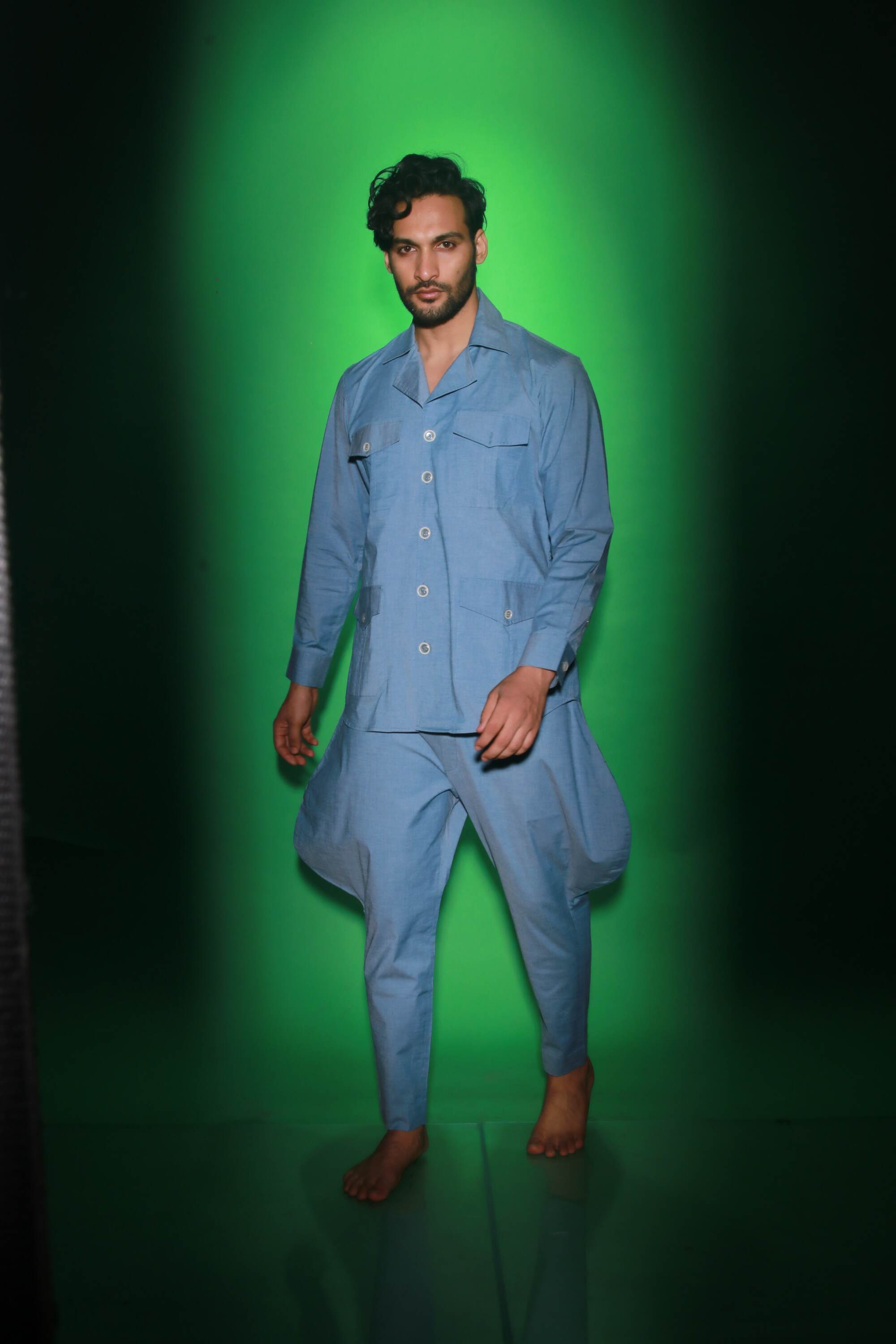 Light blue safari co-ord