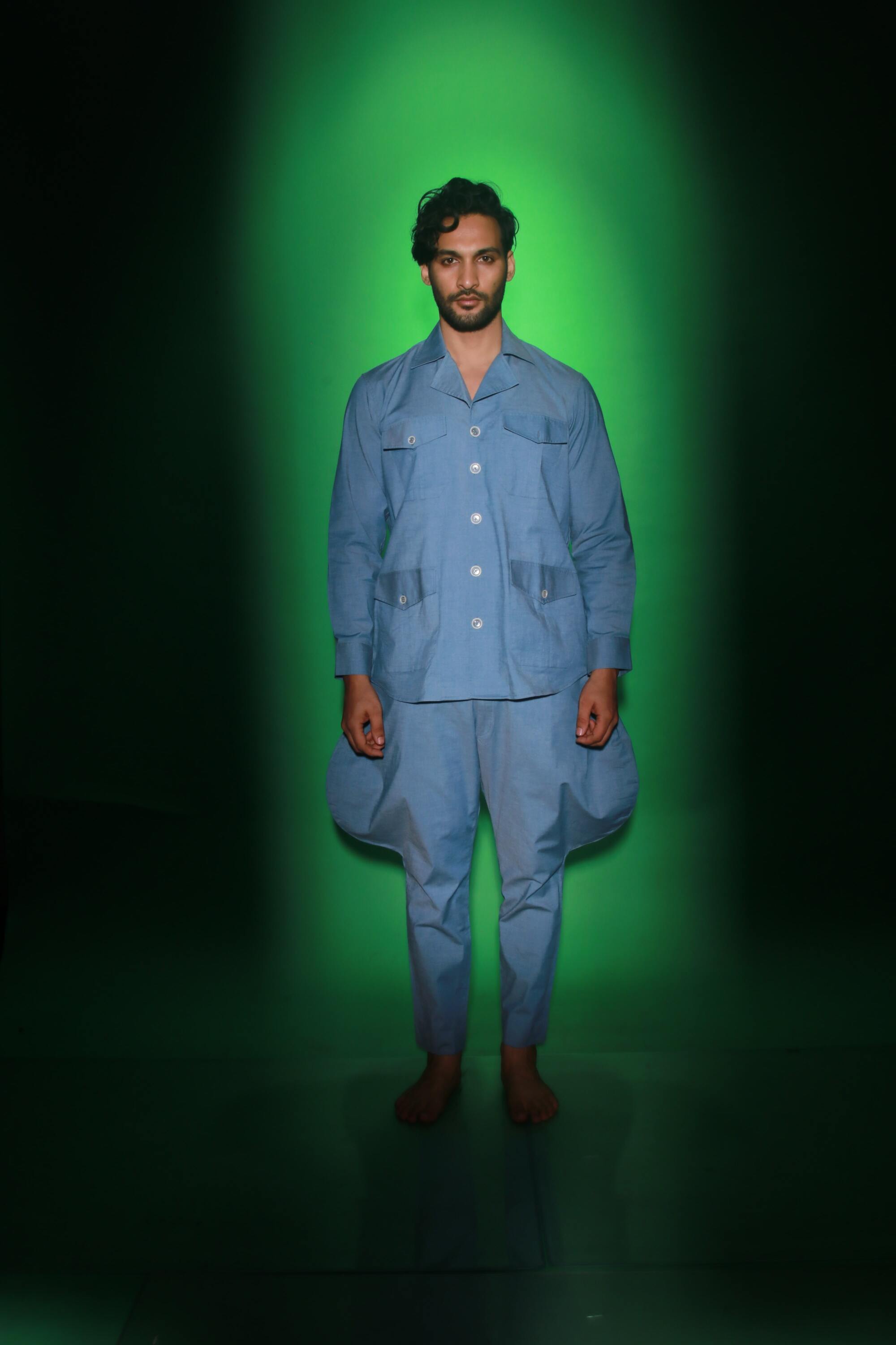 Light blue safari co-ord