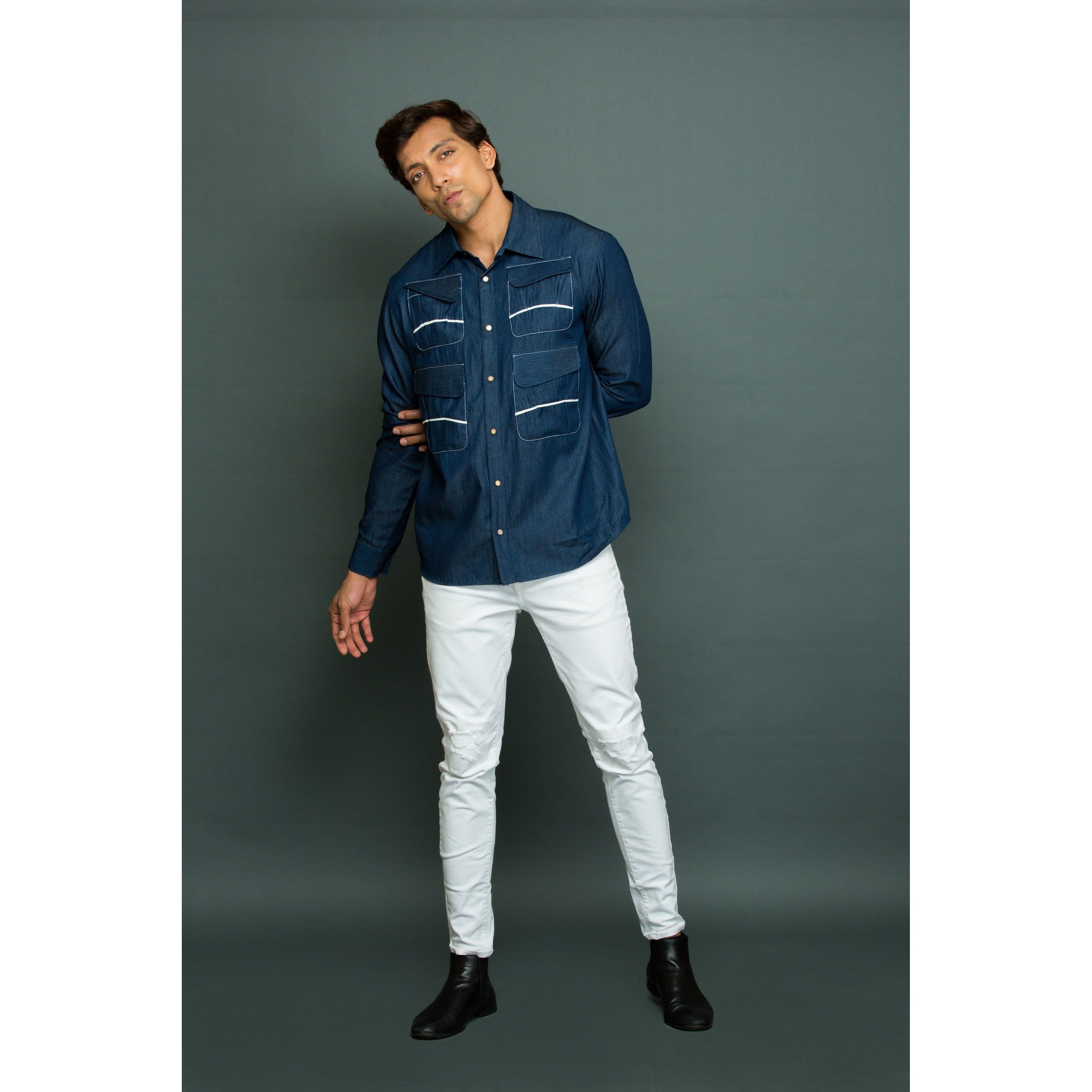 Four pockets Denim Shirt