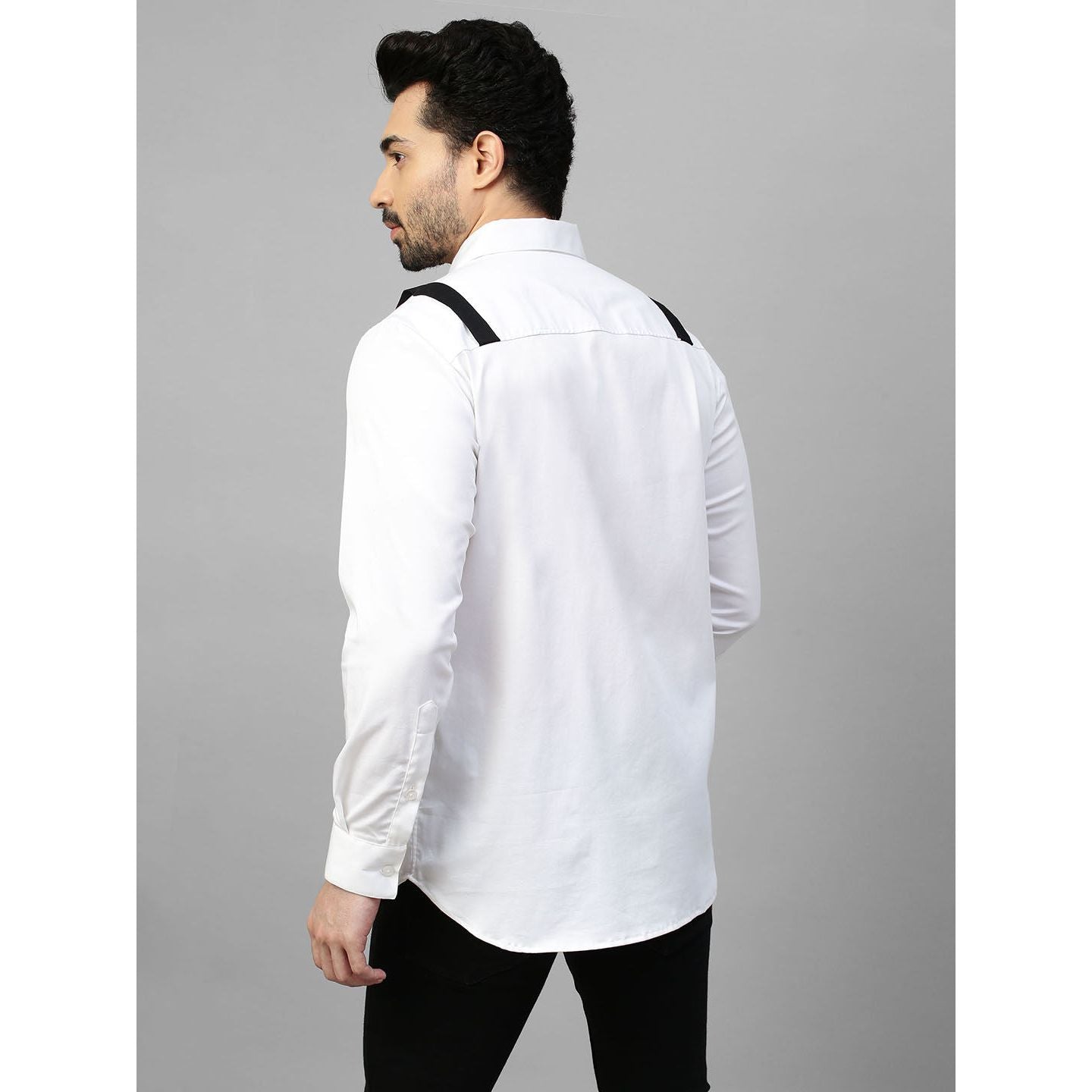 White double layered shirt