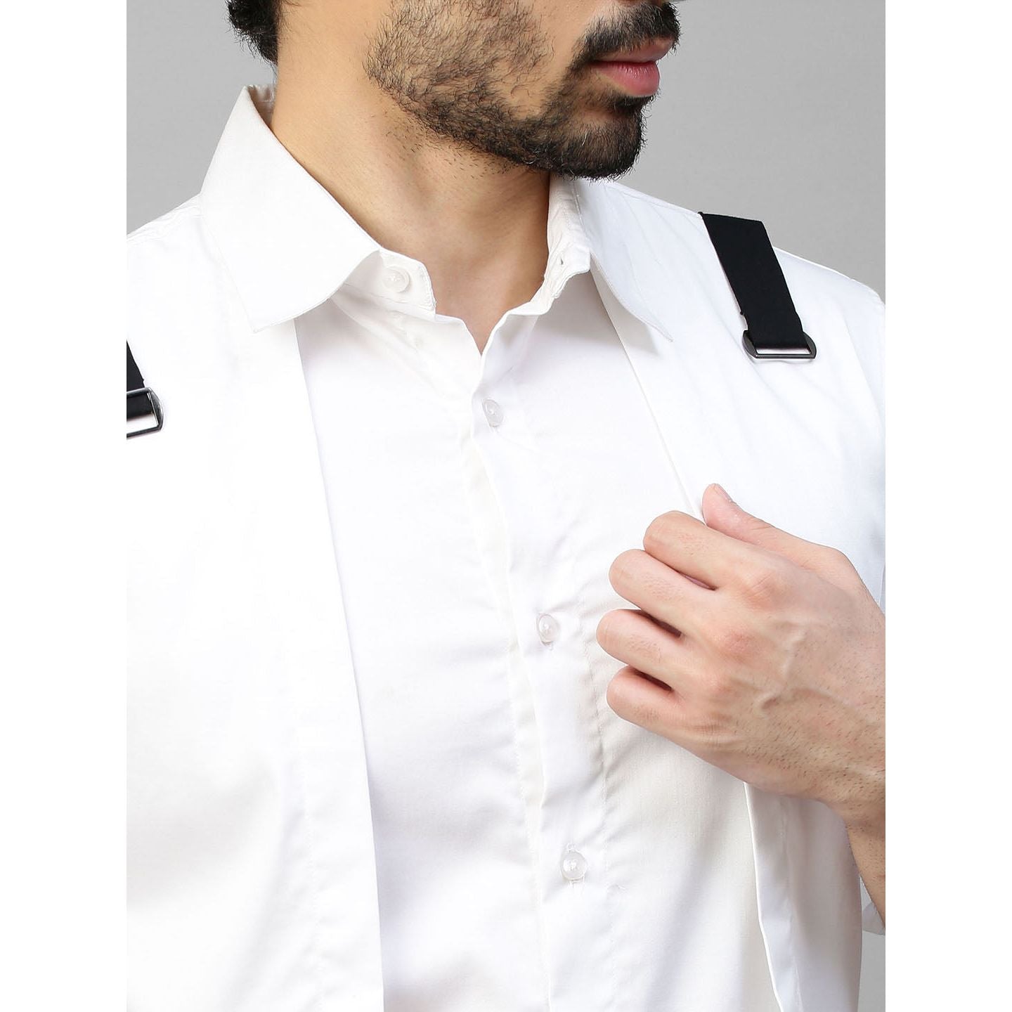 White double layered shirt