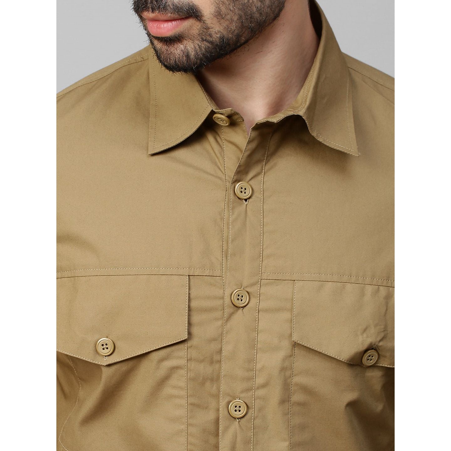 Double flap shirt