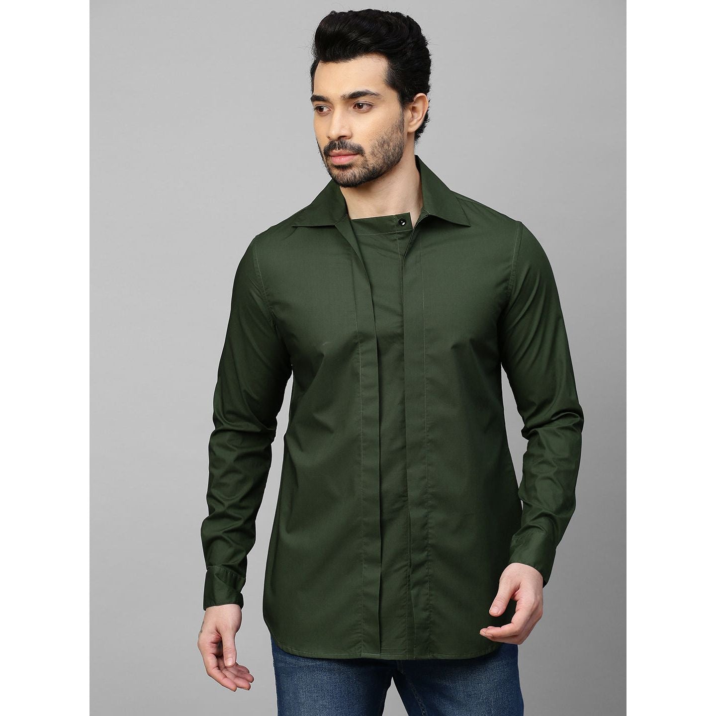 Double placket shirt