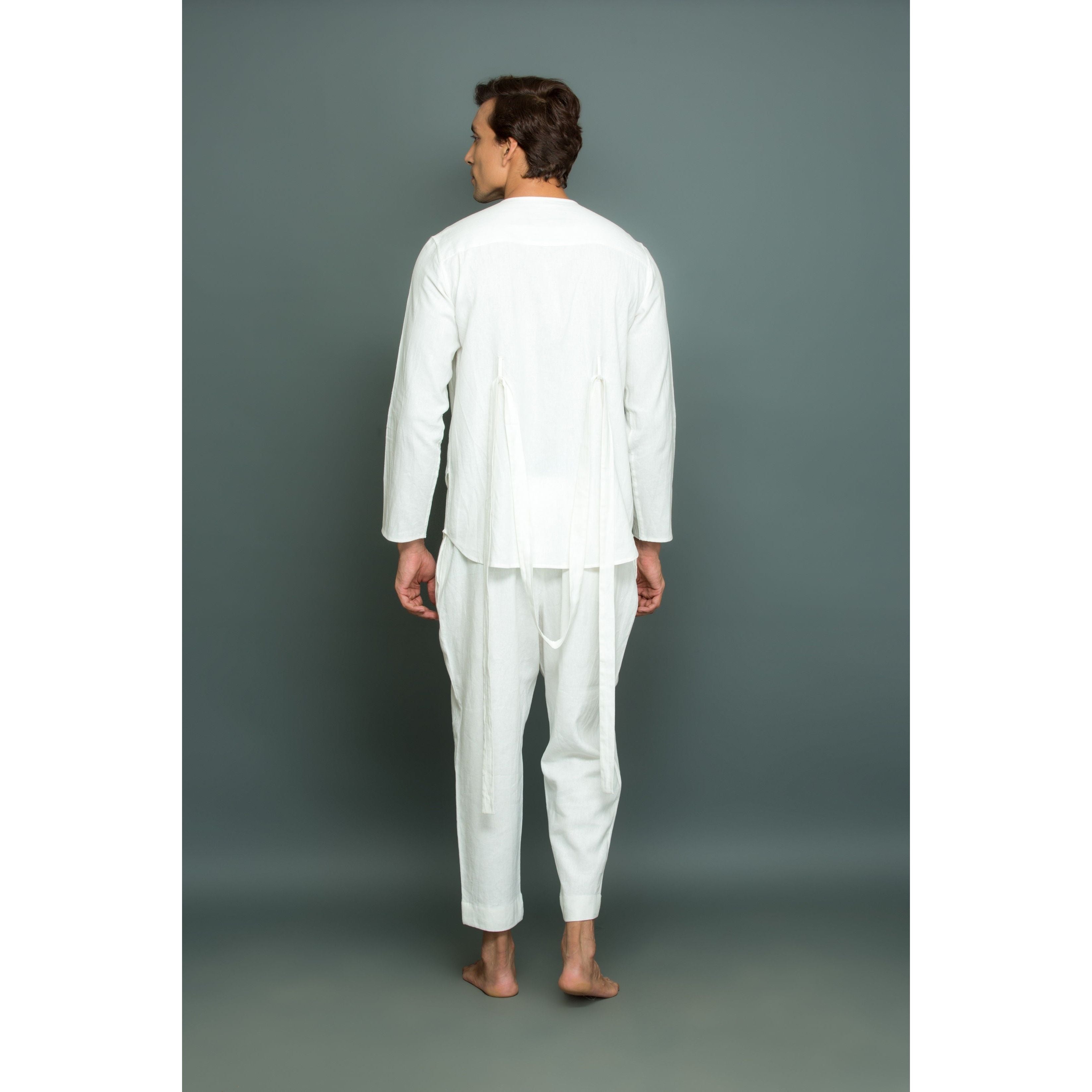 Kurta with front Bandi and Tieup