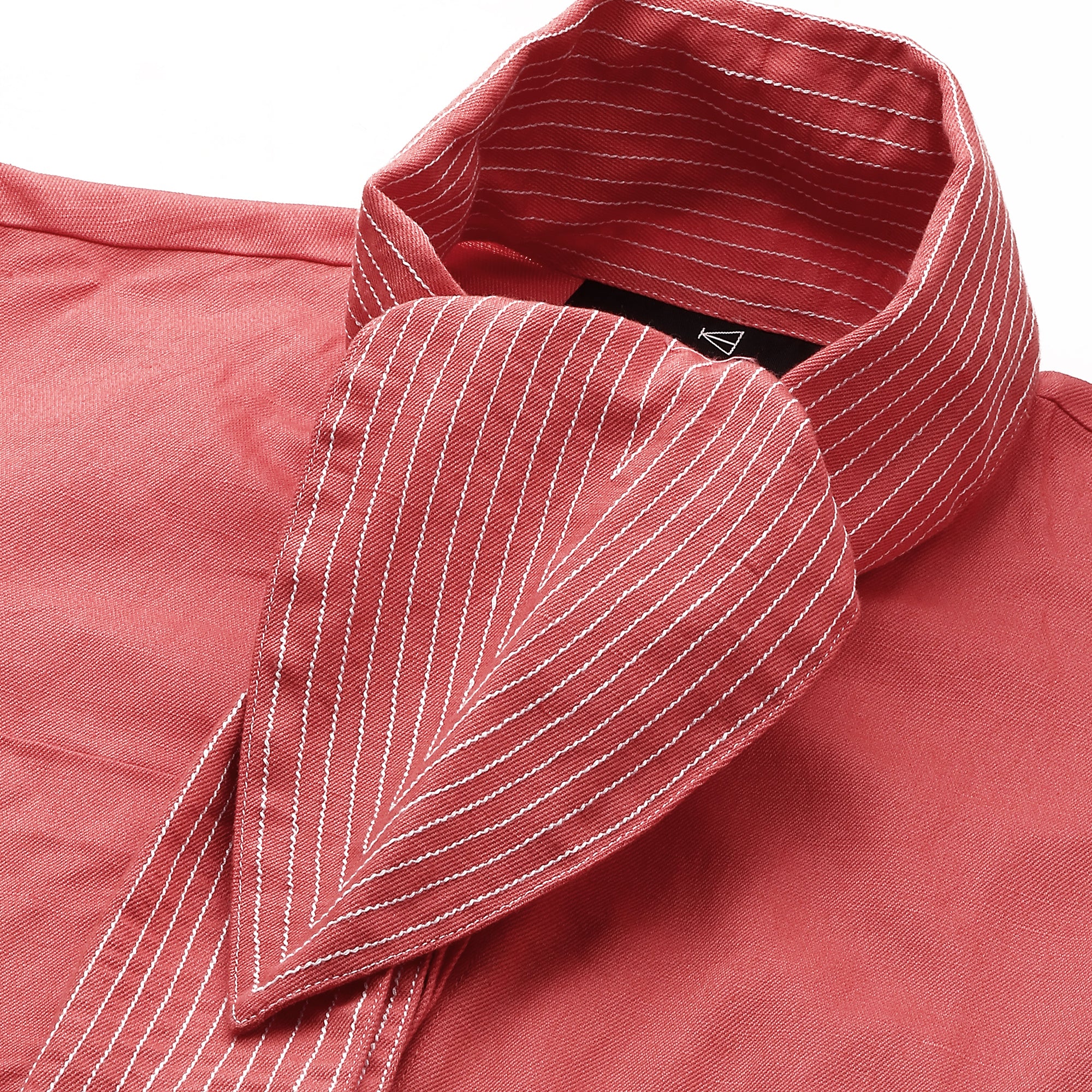 Collar tie-up shirt