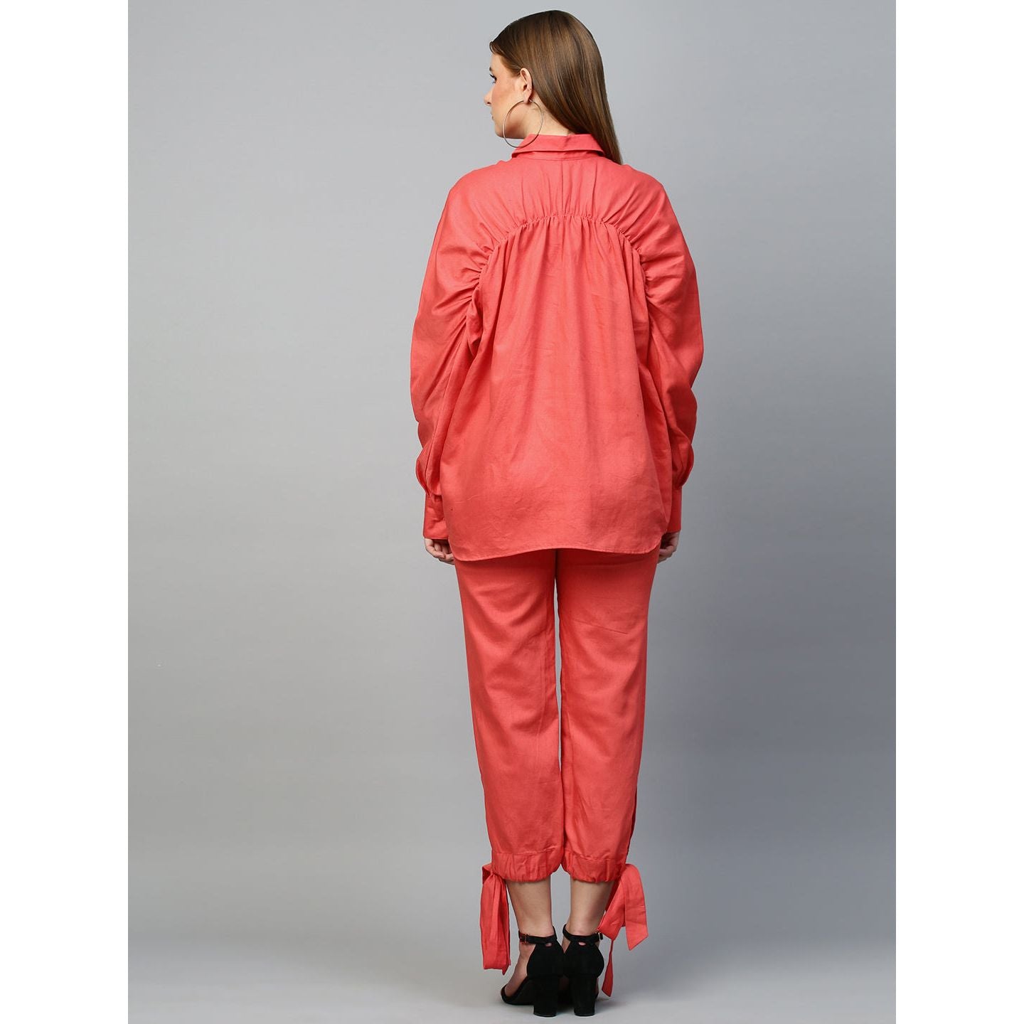 Dark Salmon pink co-ord set