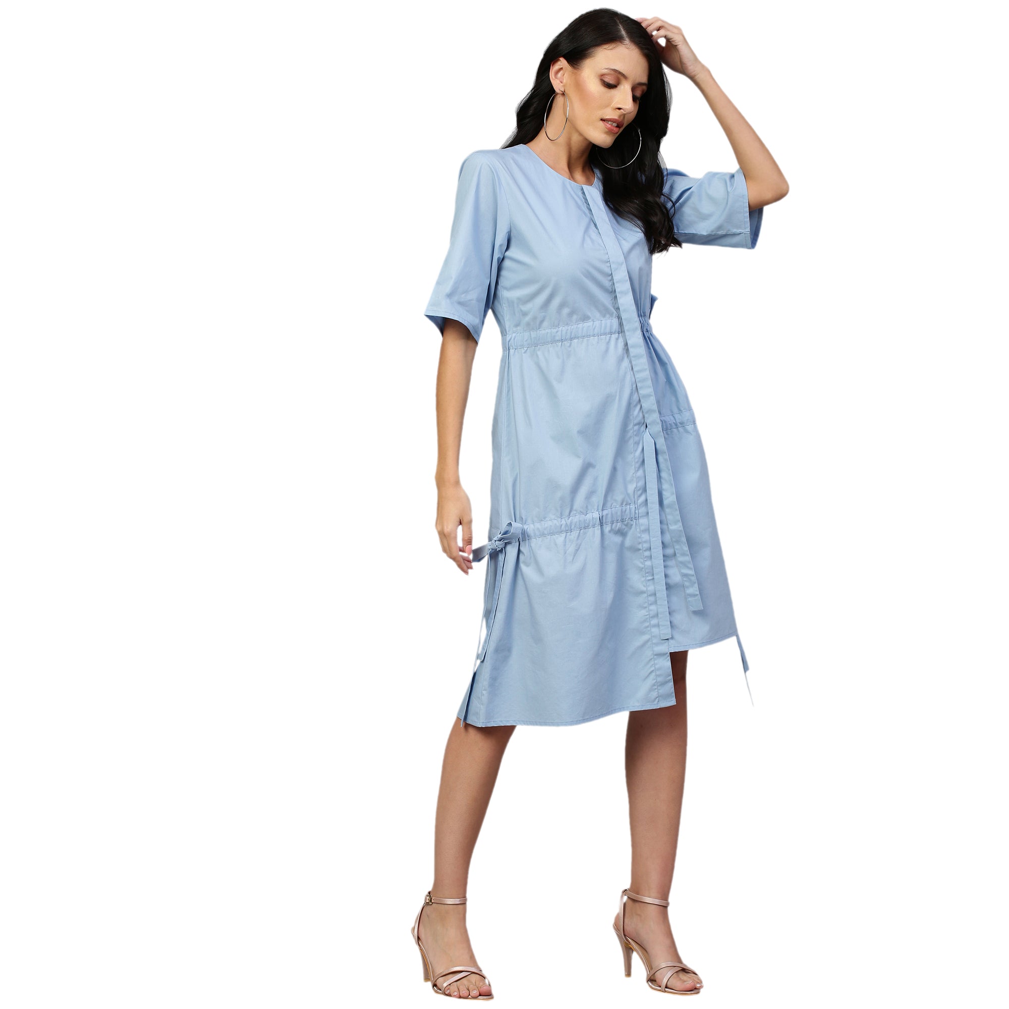 Light blue 2 layered dress