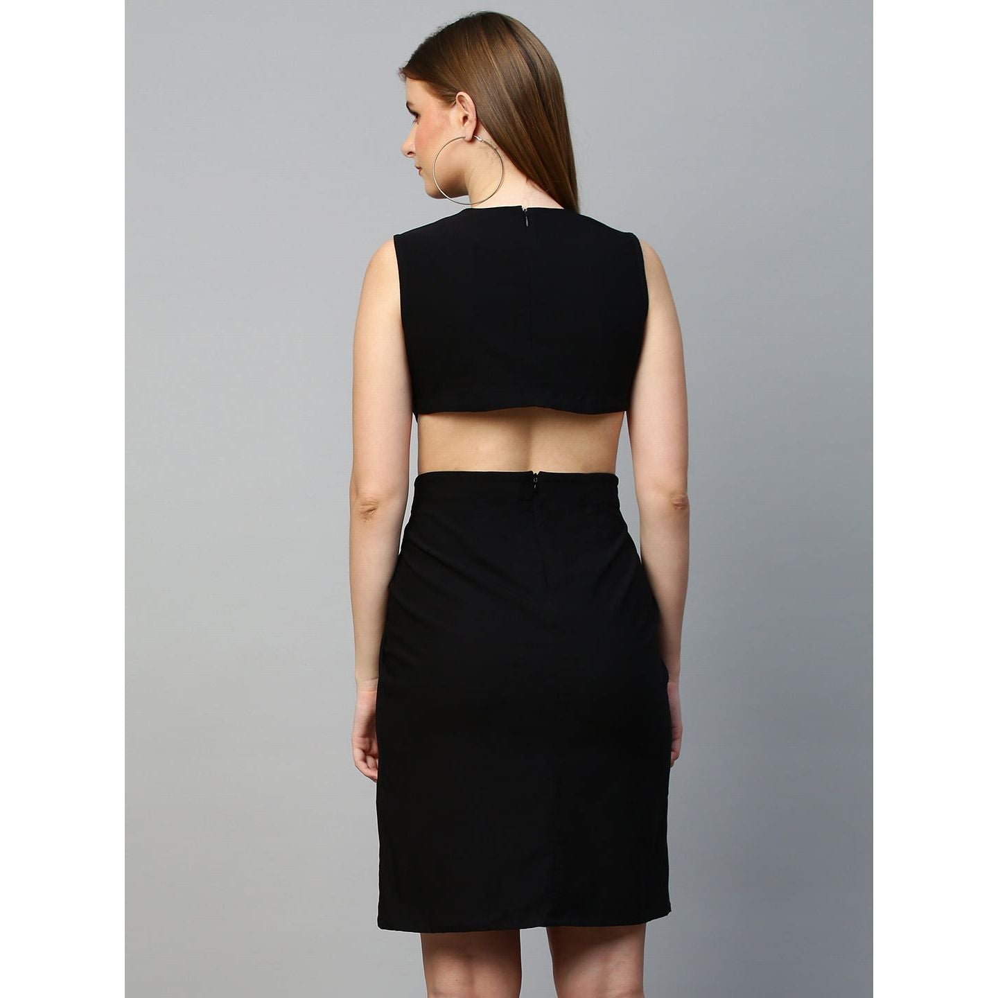 Mid-riff black dress