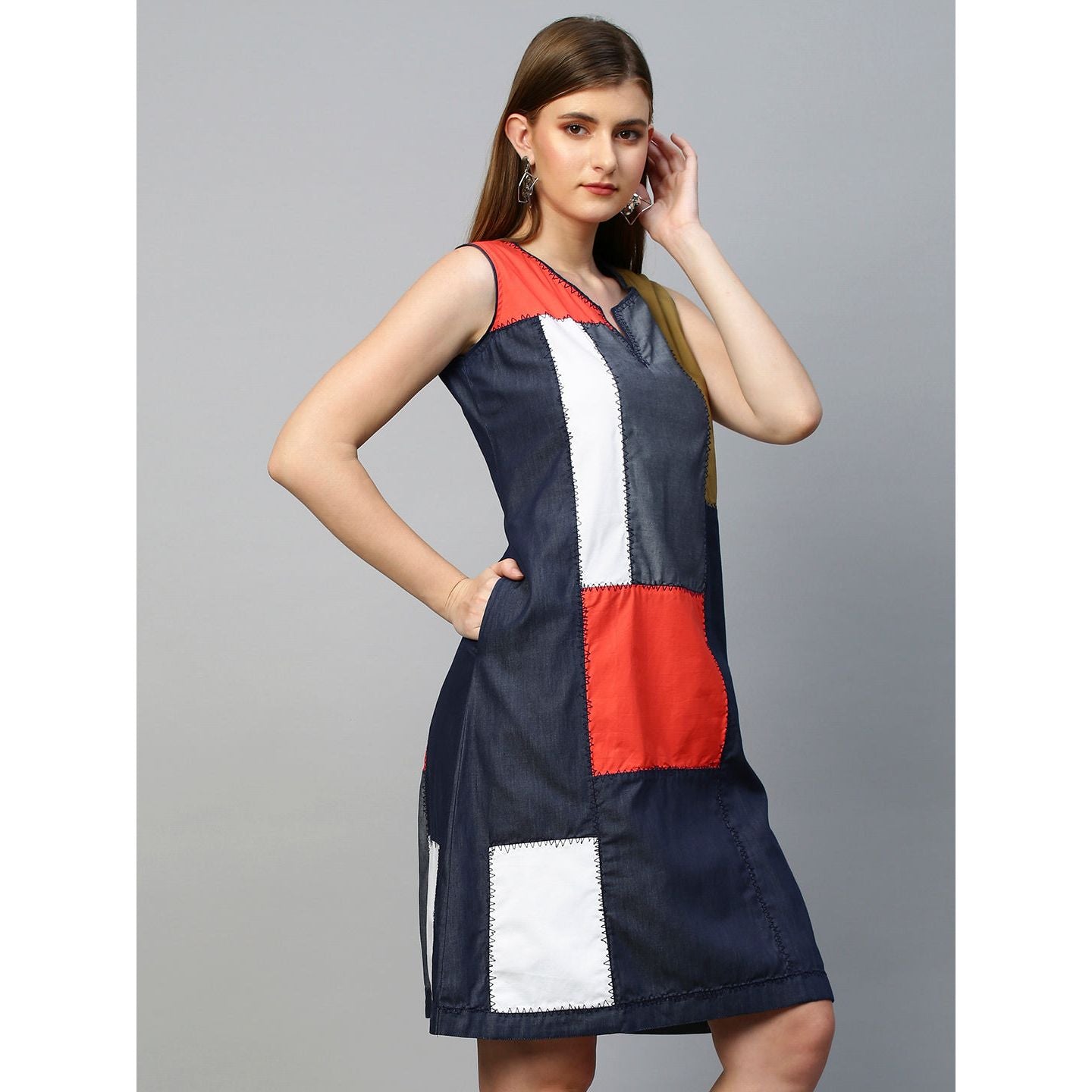 Patchwork dress