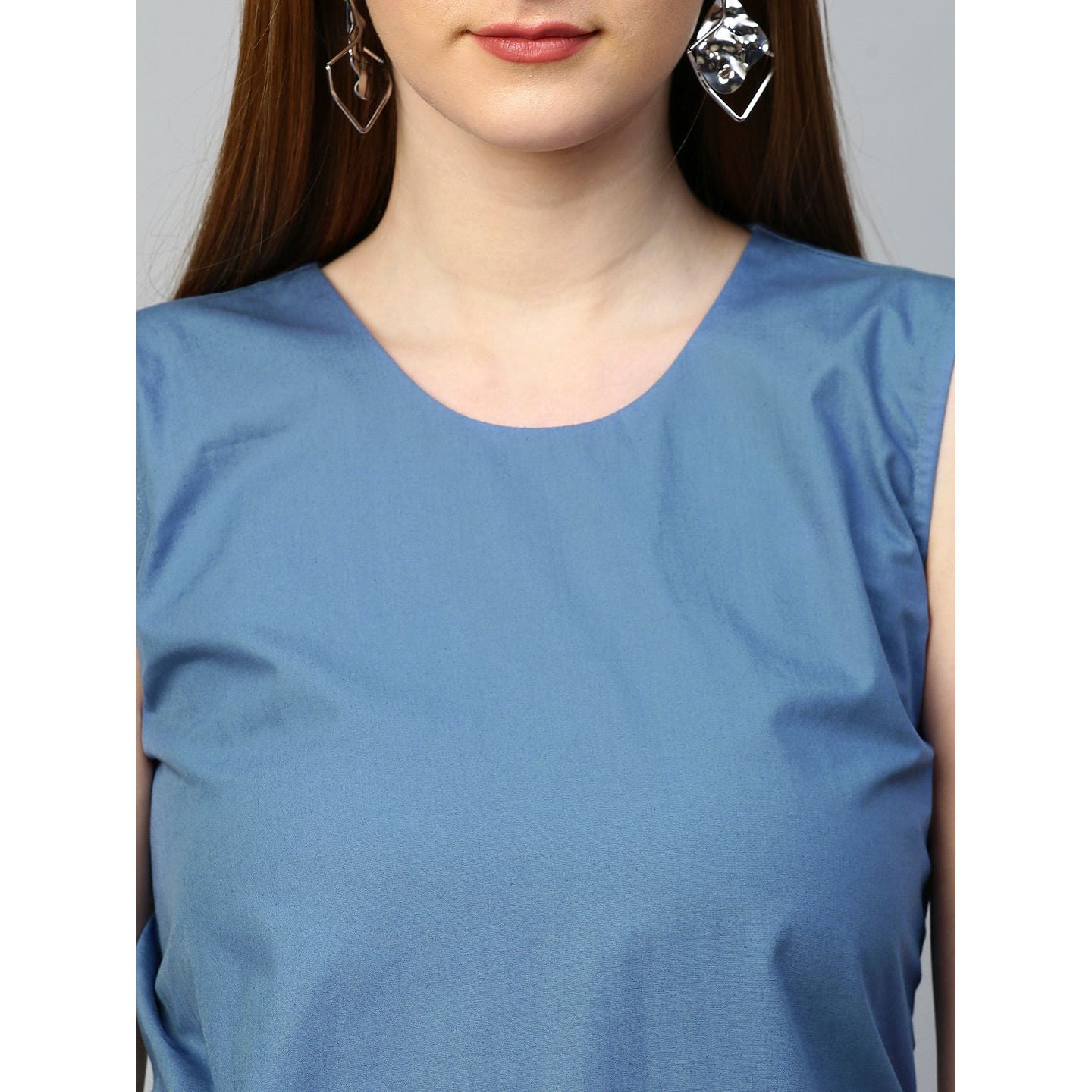 Slate blue dress