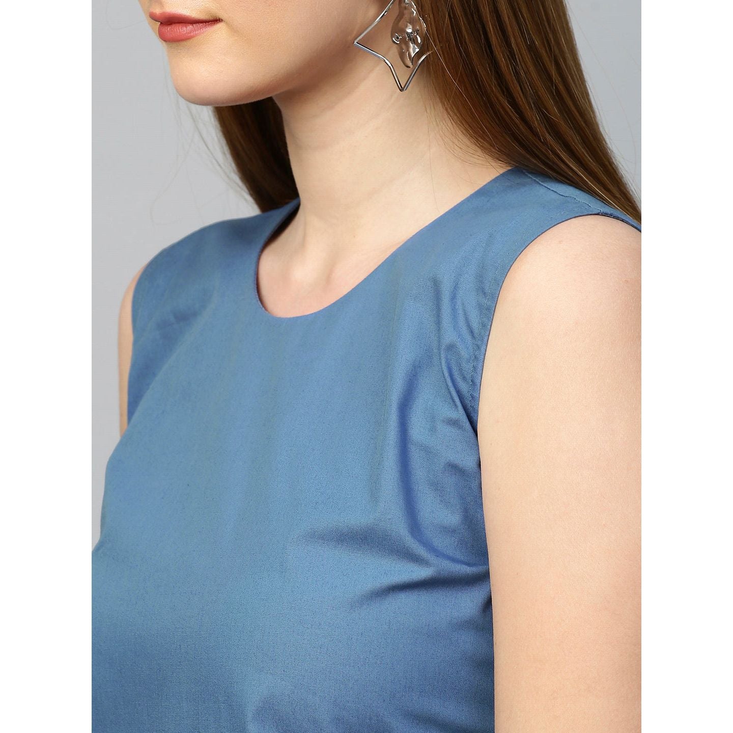 Slate blue dress