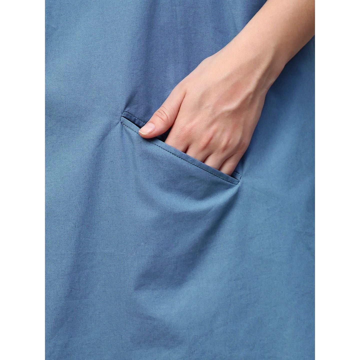Slate blue dress