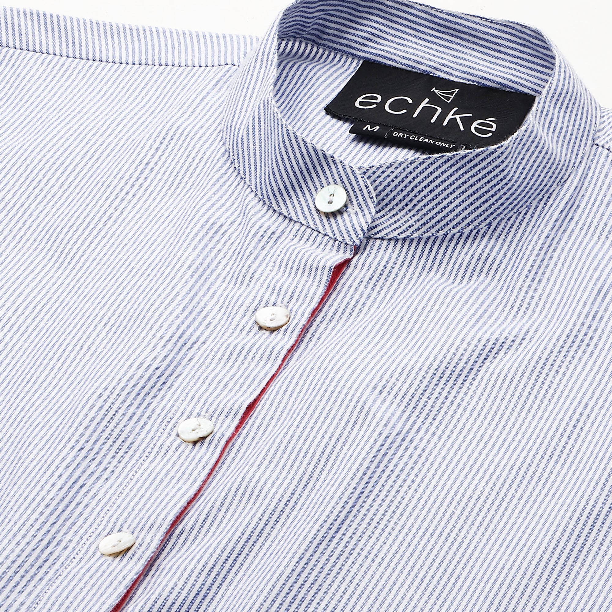 Red, light blue and dark blue jumpsuit